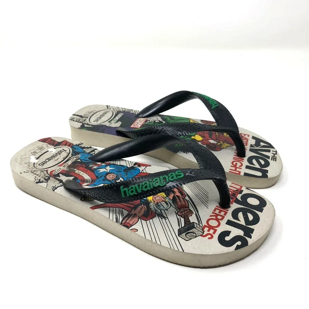 Havaianas Avengers Flip Flops Sandals Big Kids 2 Hulk Thor Captain America